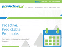 Tablet Screenshot of predictiveit.com